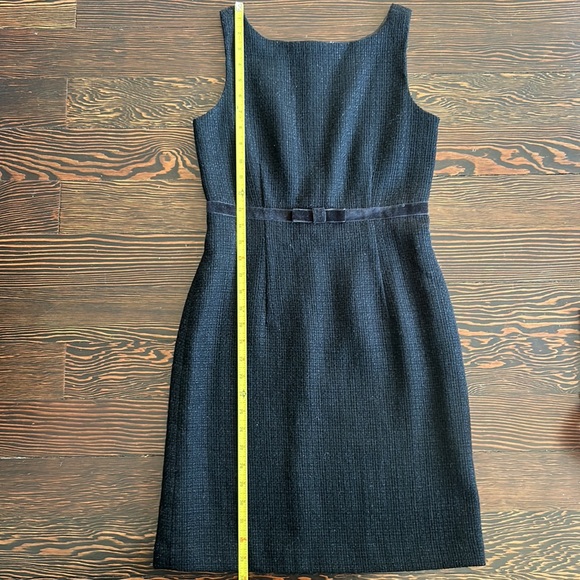 GAP black sleeveless dress size 1 with bow - Picture 8 of 10